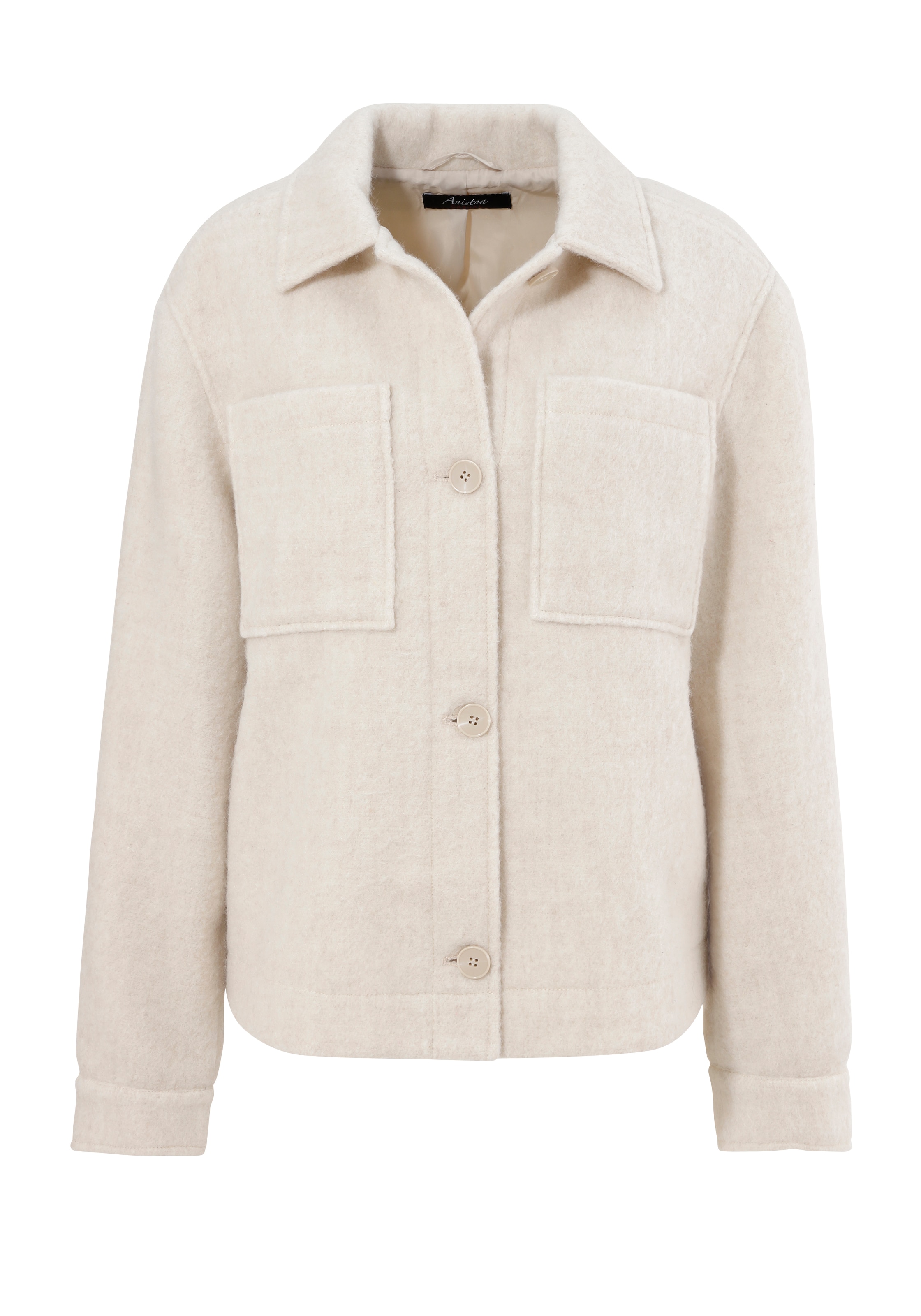 Aniston CASUAL Jacke in Beige: Vorderseite