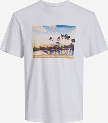 T-Shirt 'Tampa' JACK & JONES en blanc : devant