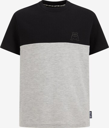 T-Shirt WE Fashion en gris : devant