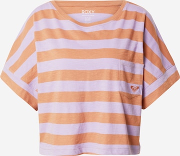 ROXY Shirt 'STRIPY SAND' in Bruin: voorkant