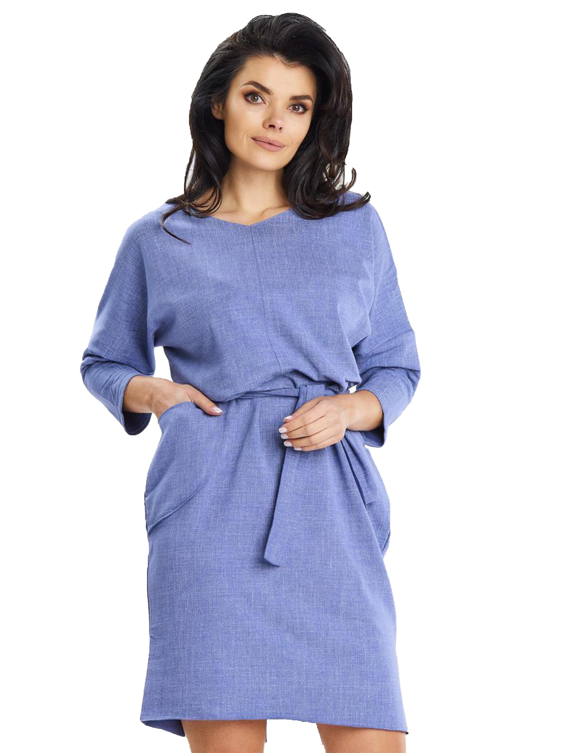 amorubi.com Dress in Blue: front