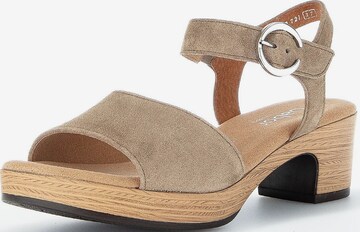 GABOR Sandals in Beige: front