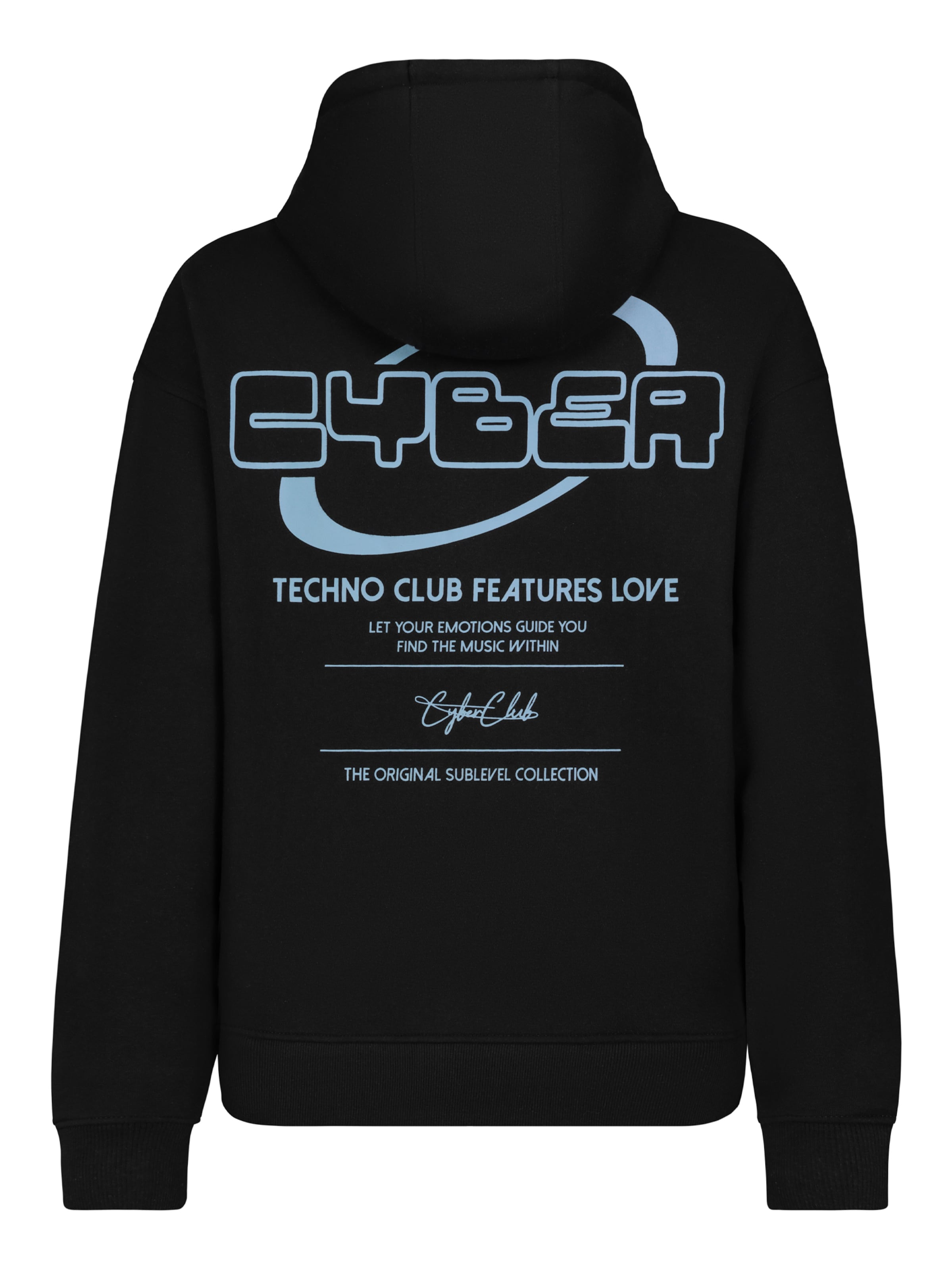 Sublevel Sweatvest in Zwart