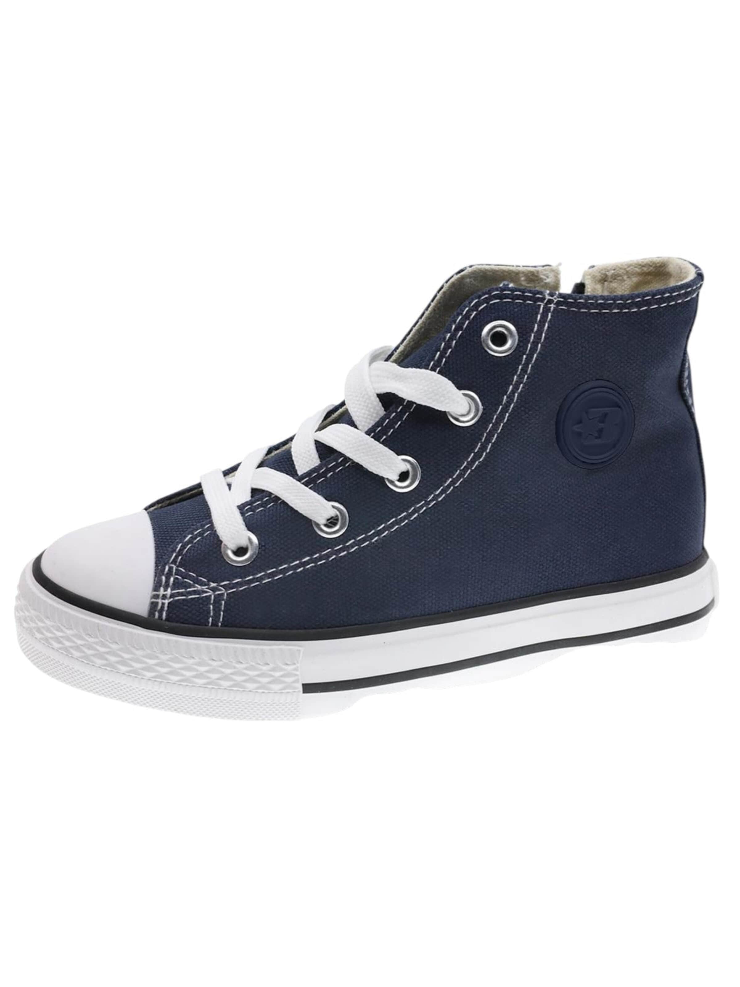 Baskets Beppi en bleu : devant