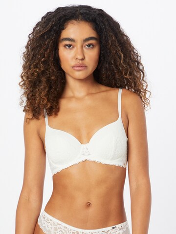 Invisible Soutien-gorge 'Scarlette' Lindex en blanc : devant