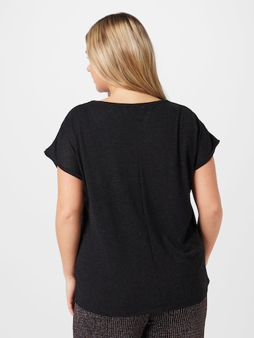 ABOUT YOU Curvy - Camiseta 'Silvana' en negro