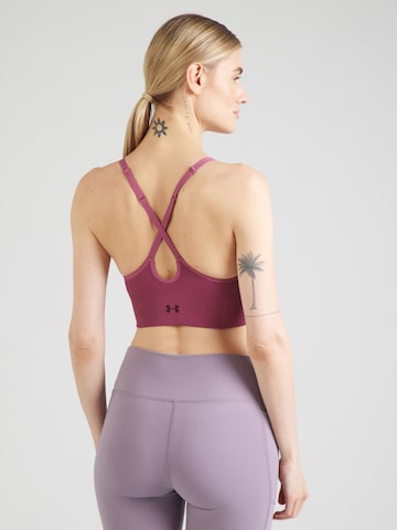 UNDER ARMOUR Bustier Sport-BH 'Vanish' in Pink