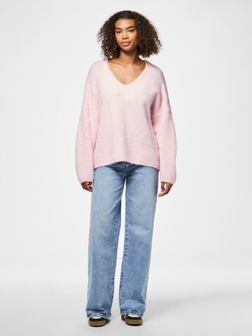 Pull-over 'PCPam' PIECES en rose