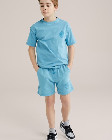 WE Fashion T-shirt i blå
