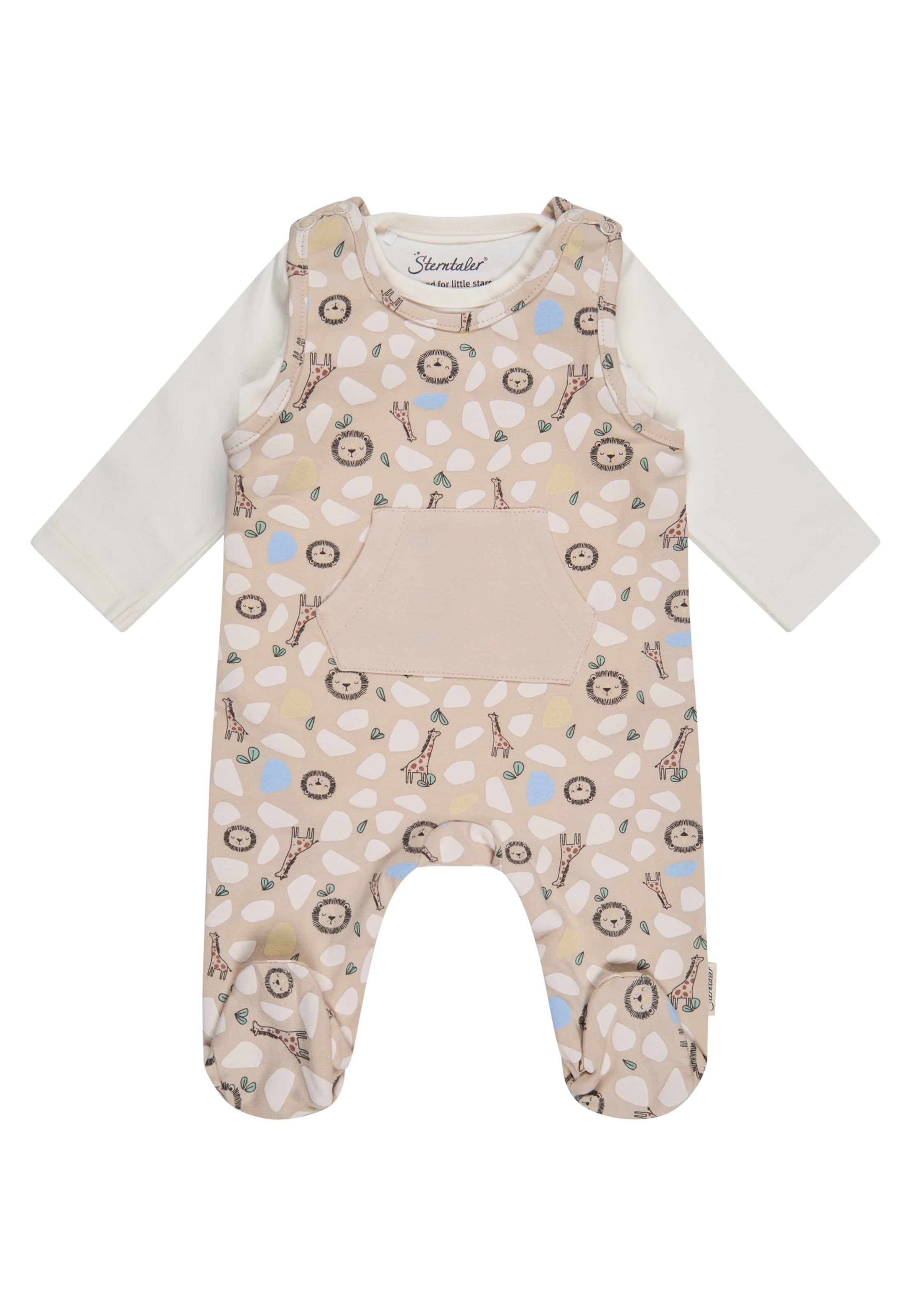 STERNTALER Strampler in Braun: Vorderseite