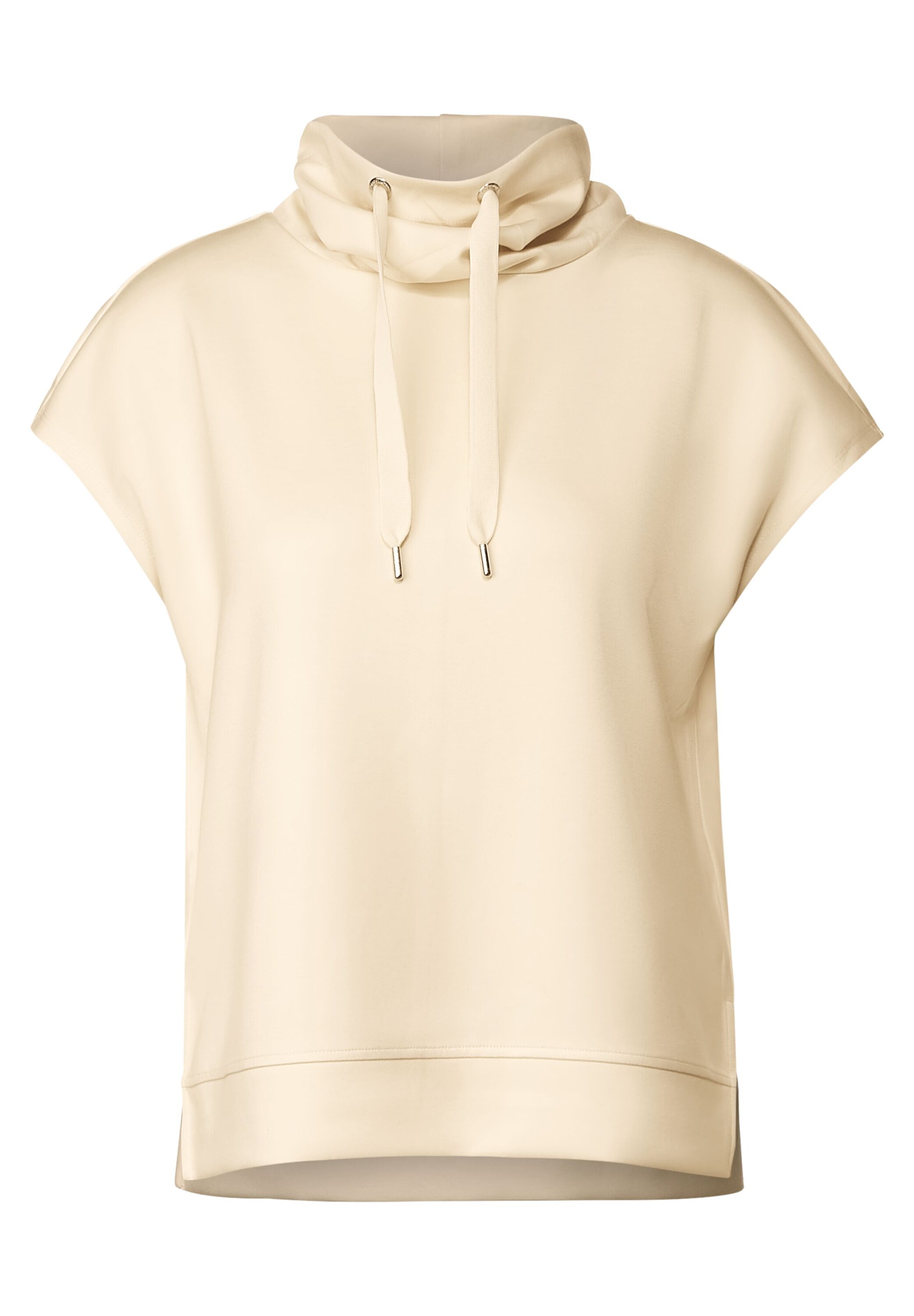 STREET ONE Sweatshirt in Beige: front