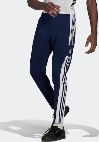 ADIDAS PERFORMANCE - Slimfit Calças de desporto 'Squadra 21' em azul