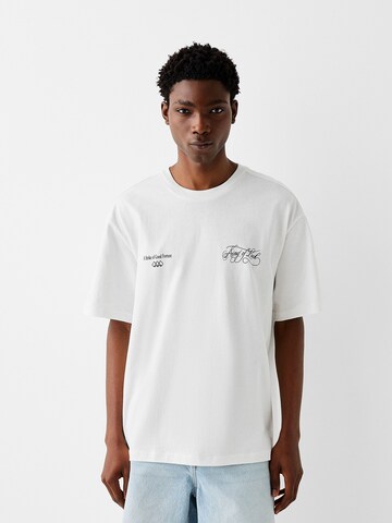 Maglietta di Bershka in bianco: frontale