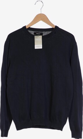 REPLAY Sweater & Cardigan in XL in Blue: front