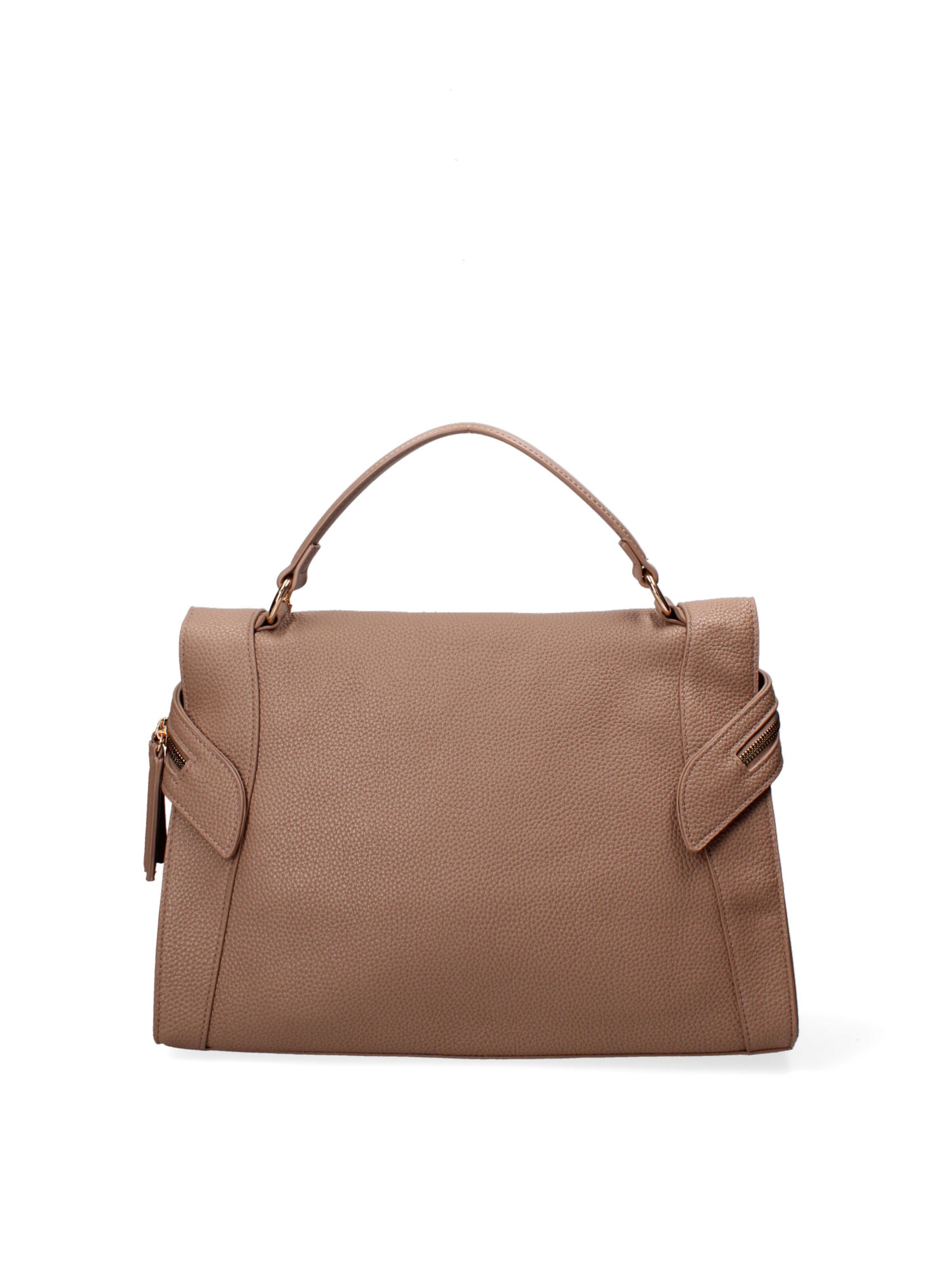 Borsa a mano 'Borsa a Mano Donna Ecopelle - Zip e Tracolla Rimovibile' di Diana&Co. in grigio