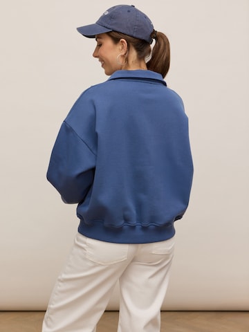 noar studios Sweatshirt 'POLO' in Blue