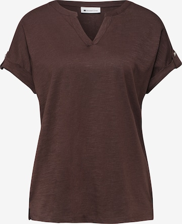 STREET ONE Shirt in Brown: front