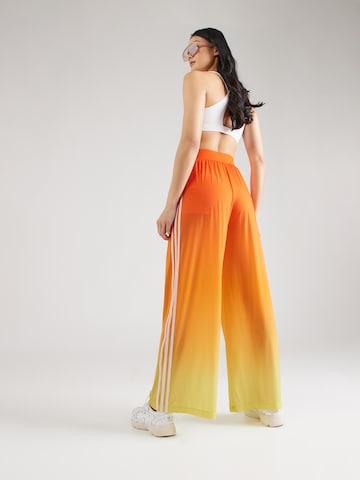 ADIDAS ORIGINALS Wide Leg Hose in Orange