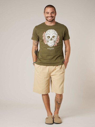 T-Shirt 'Calabera' Deeluxe en vert