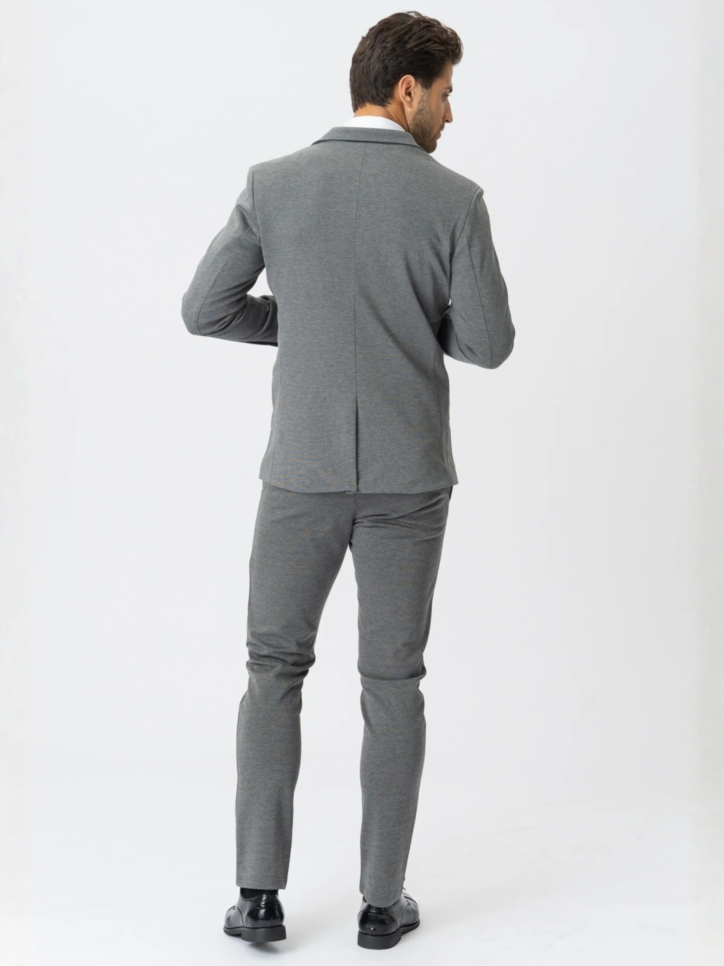 Regular fit Giacca business da completo ' The Original ' di TEESHOPPEN in grigio