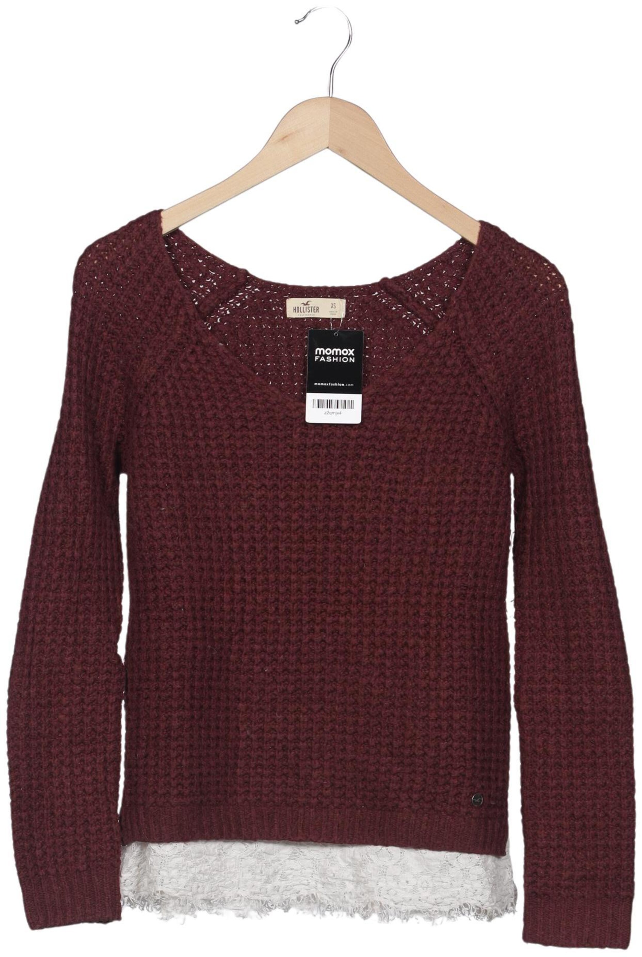 HOLLISTER Sweater & Cardigan in XS in Red: front