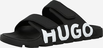 Zoccoletto 'Evander' di HUGO in nero: frontale