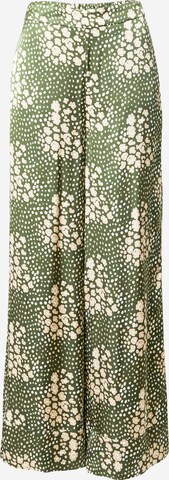 Wide Leg Pantalon 'HALLIE' LA STRADA UNICA en vert : devant