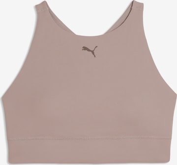 PUMA Sport-BH 'Shapeluxe' in Beige: Vorderseite