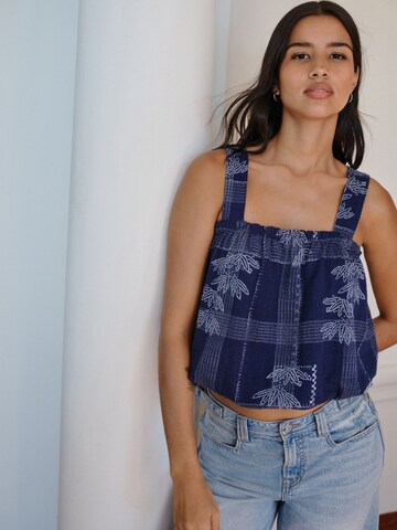 Next Top in Blau: Vorderseite