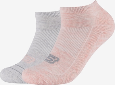 SKECHERS Socken 'Skechers 2PPK Basic Cushioned Sneaker Socks' in 35-38 in grau, Produktansicht
