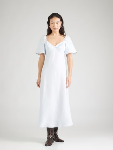 & Other Stories Kleid in Blau: Vorderseite