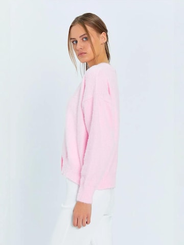 MixRay Strickjacke 'Strickjacken'‌‌‌‌‌‌‌‌‌‌ in Pink