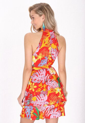 IZIA - Vestido de verano en rojo