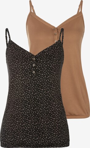 LASCANA Top in Bruin: voorkant