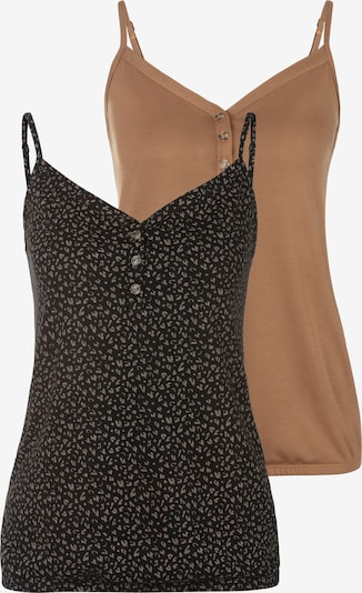 LASCANA Top in Light brown / Taupe / Black, Item view