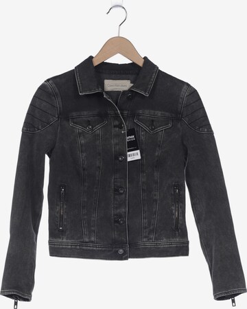 Calvin Klein Jeans Jacke XS in Grau: predná strana