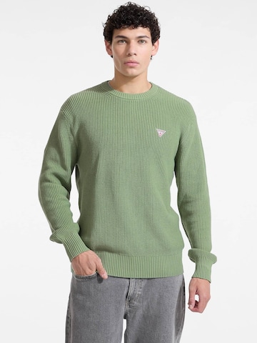 GUESS JEANS Sweater in Green: front