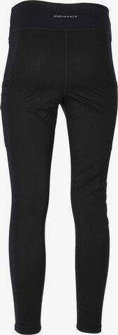 ENDURANCE Skinny Workout Pants 'Janney' in Black