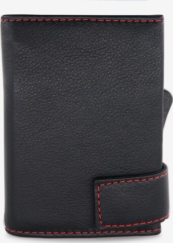 SecWal Wallet in Black: front