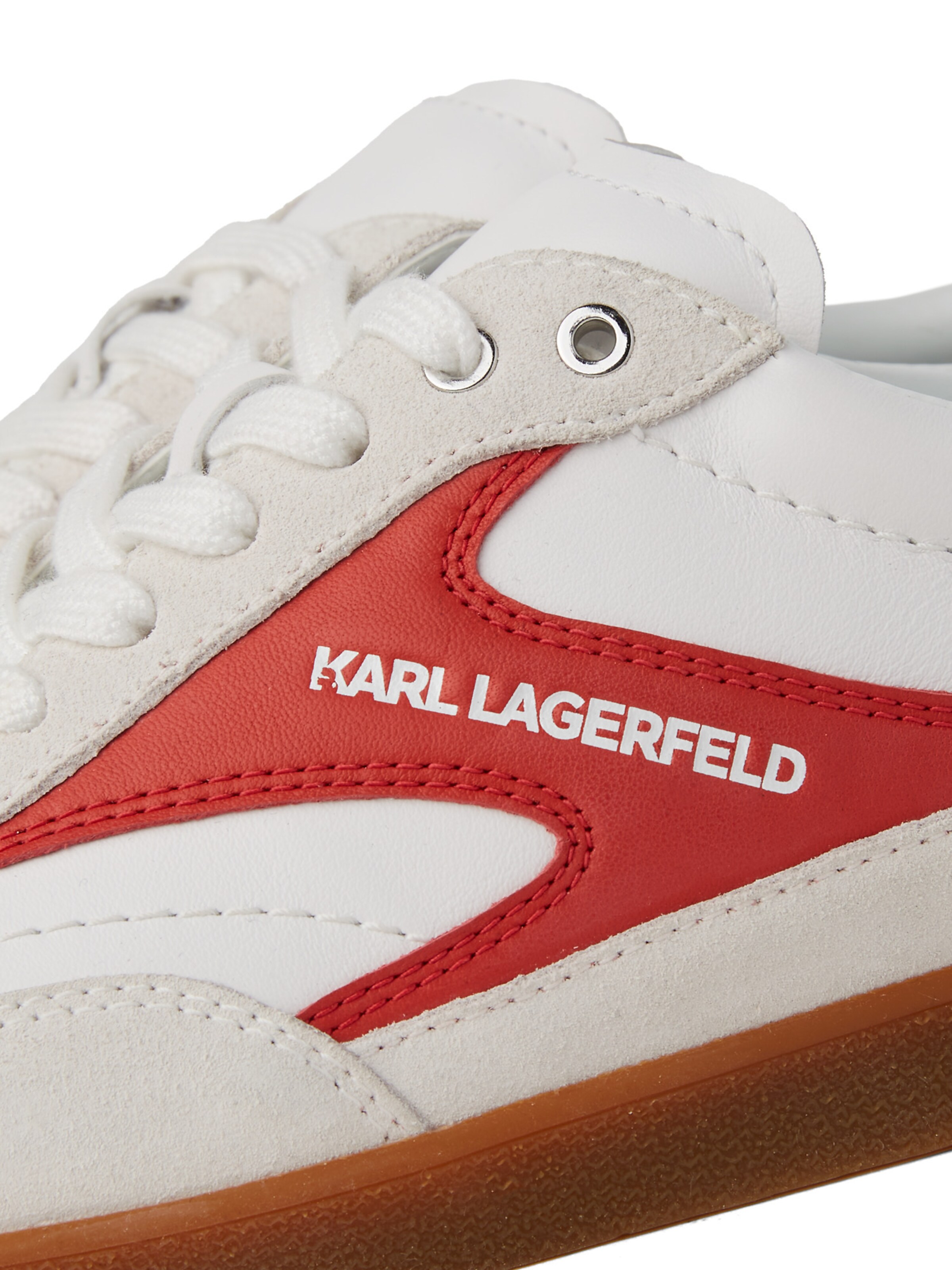 Karl Lagerfeld Ниски маратонки в червено