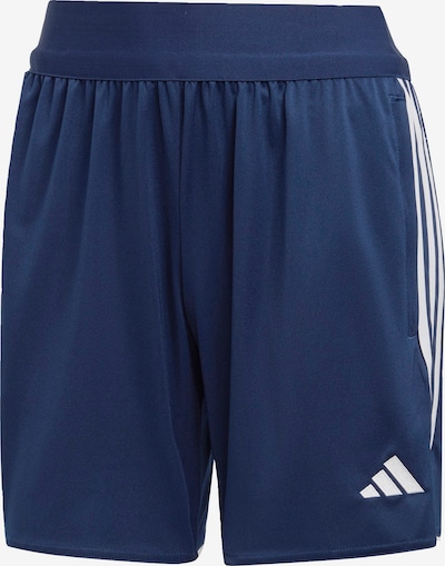 ADIDAS PERFORMANCE Pantalon de sport 'Tiro 23 League' en bleu marine / blanc, Vue avec produit