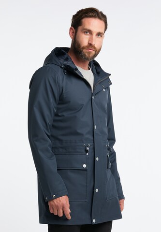 Schmuddelwedda Between-seasons parka in Blue: front