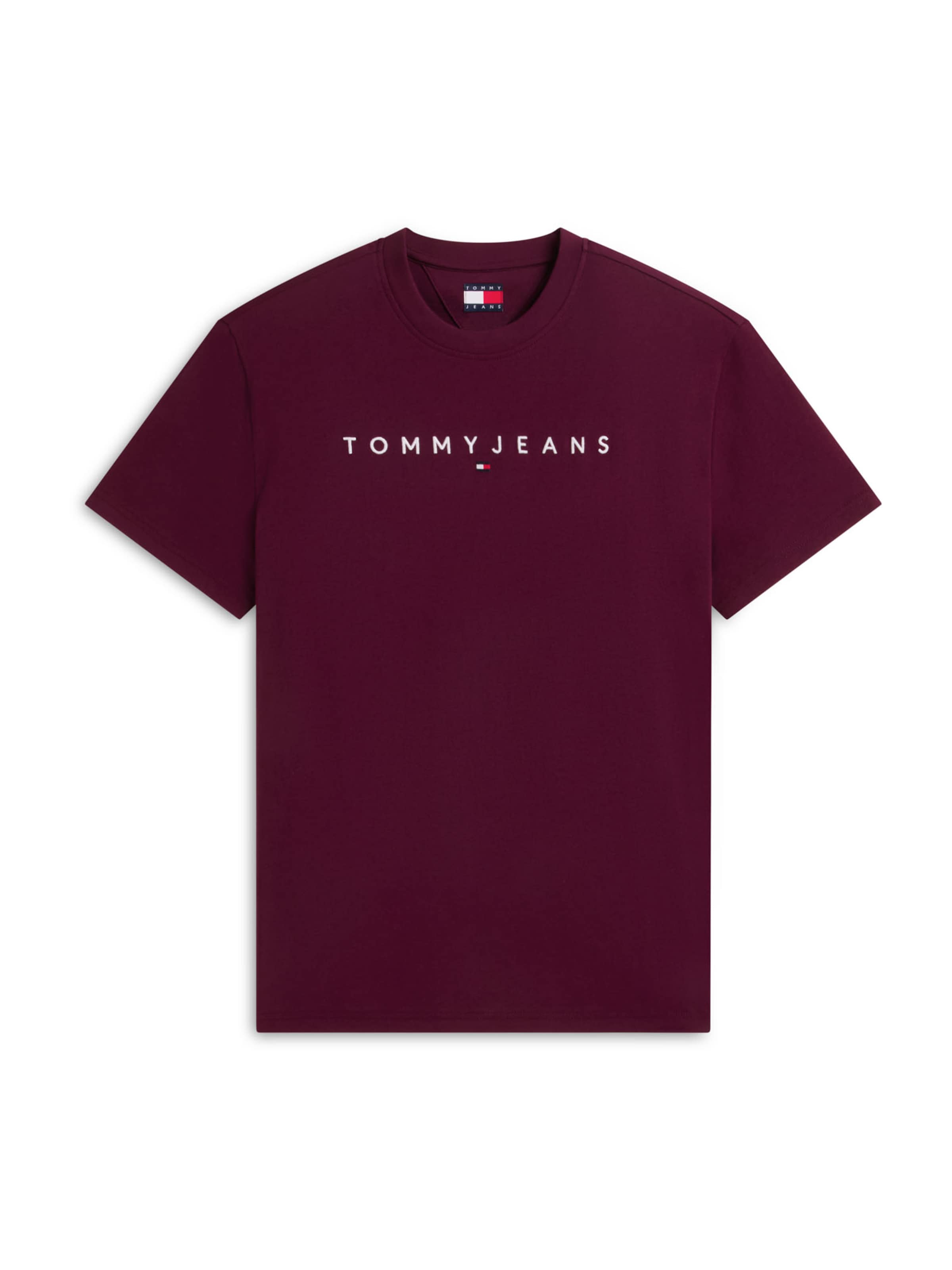 Tommy Jeans Тениска в лилав: отпред
