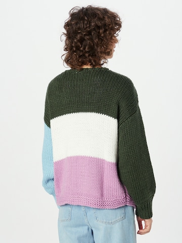 ICHI Knit Cardigan 'ALANY' in Green