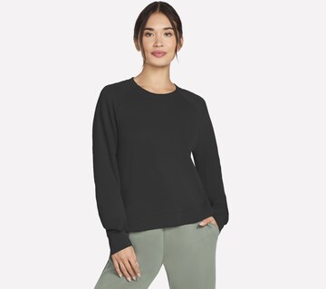SKECHERS Sweatshirt in Black: front