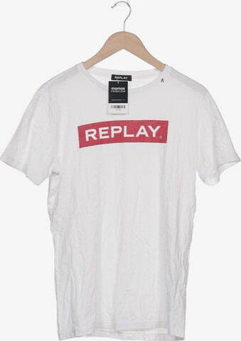 REPLAY T-Shirt L in Weiß: predná strana