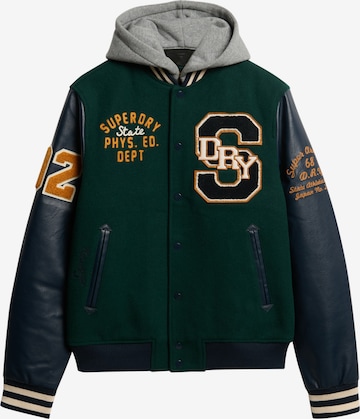 Veste mi-saison Superdry & Co en vert : devant