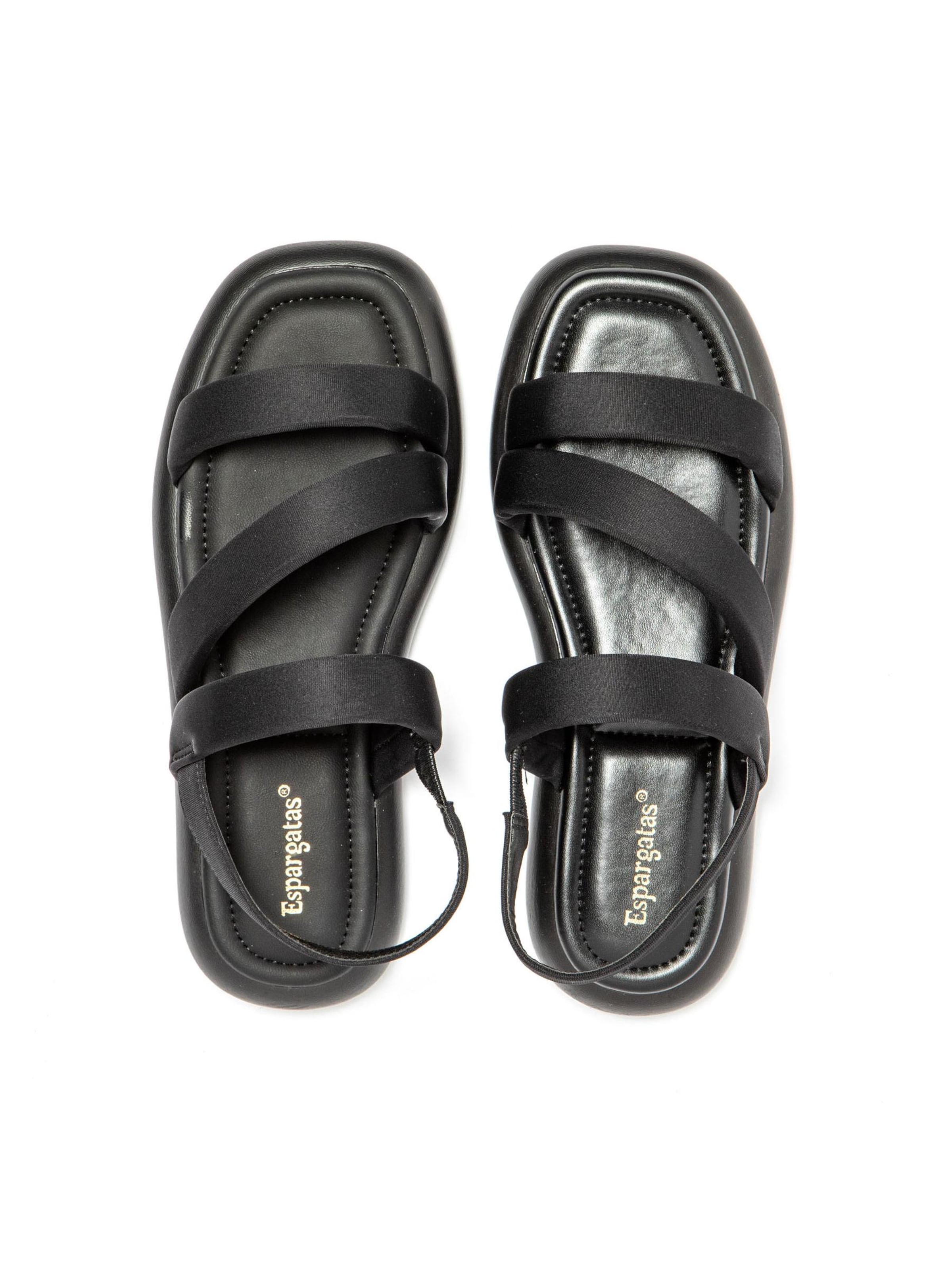 Sandalo 'Kina' di Espargatas in nero