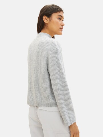 TOM TAILOR DENIM Pullover in Grau