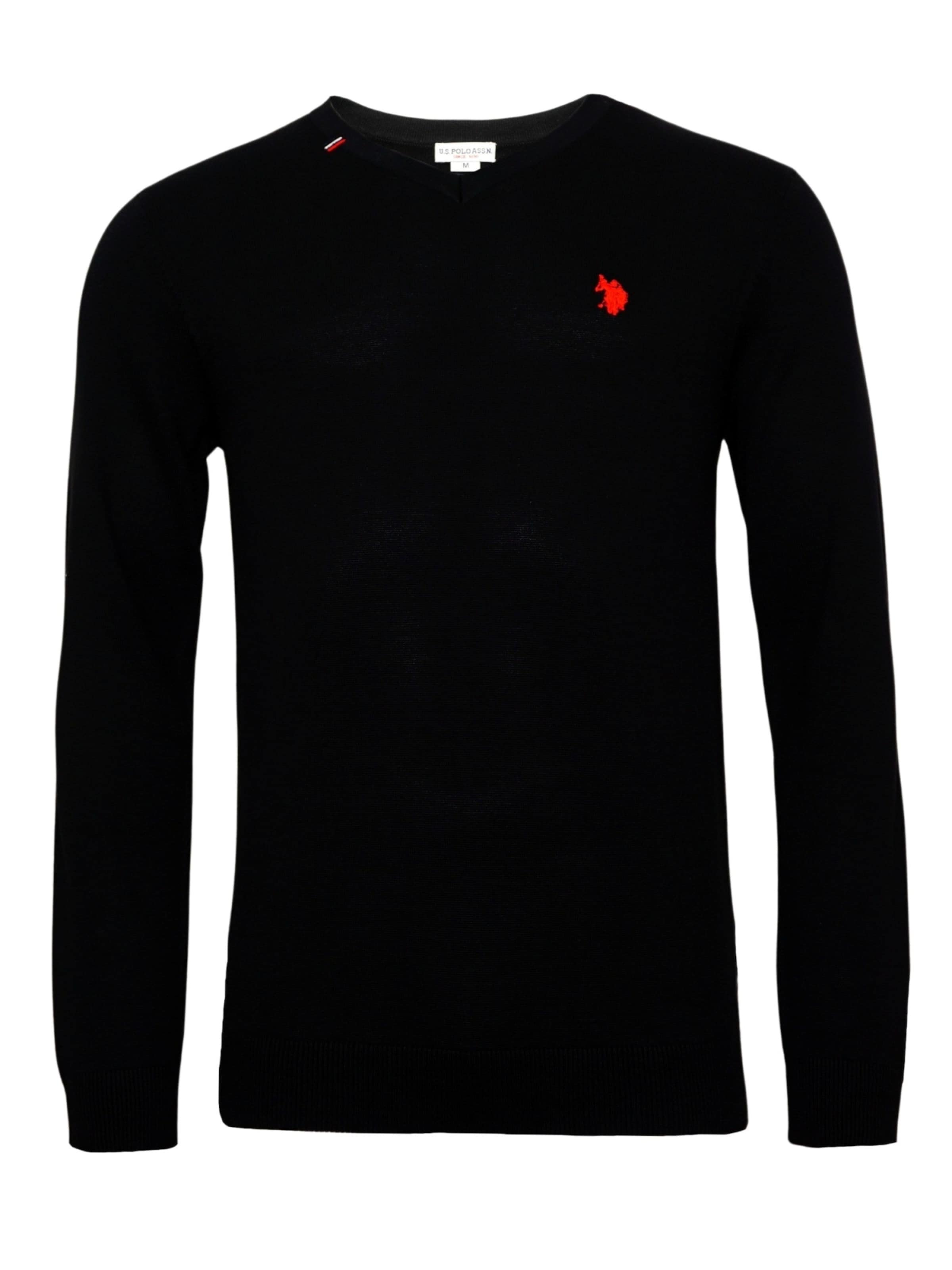 U.S. POLO ASSN. Pullover i sort: forside